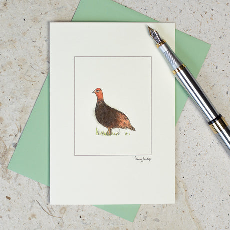 Grouse greetings card