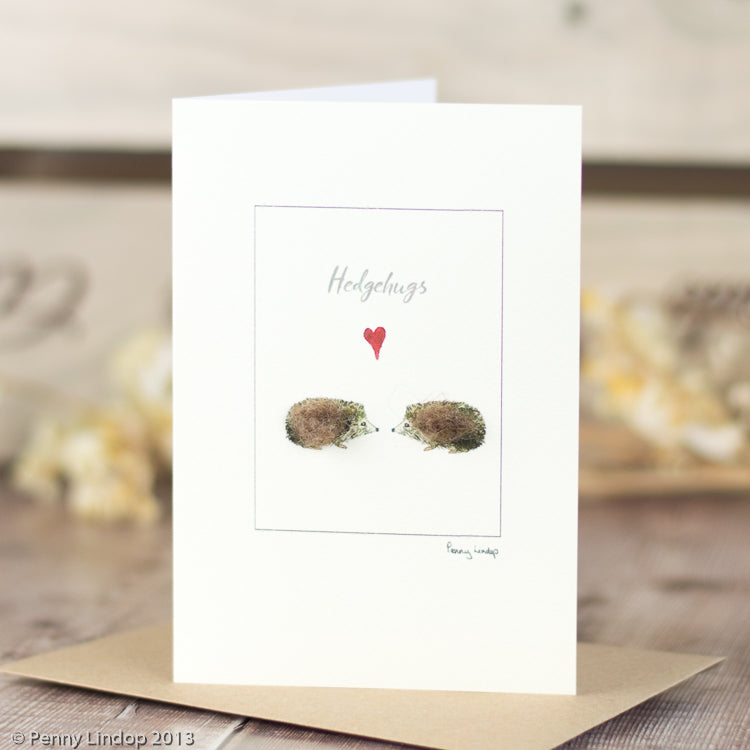'Hedgehugs' Greetings card