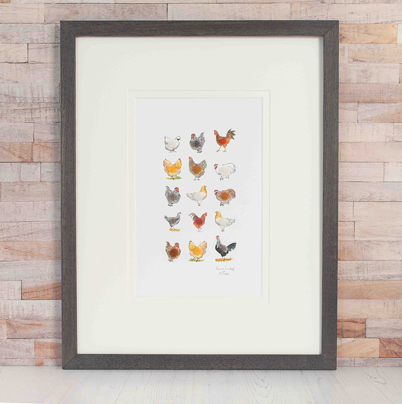 Lots of Chickens Limited Edition Print