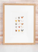 Lots of Chickens Limited Edition Print