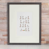 Rabbits and Carrots Limited Edition Print