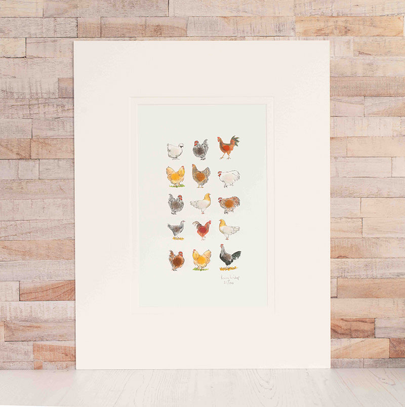 Lots of Chickens Limited Edition Print