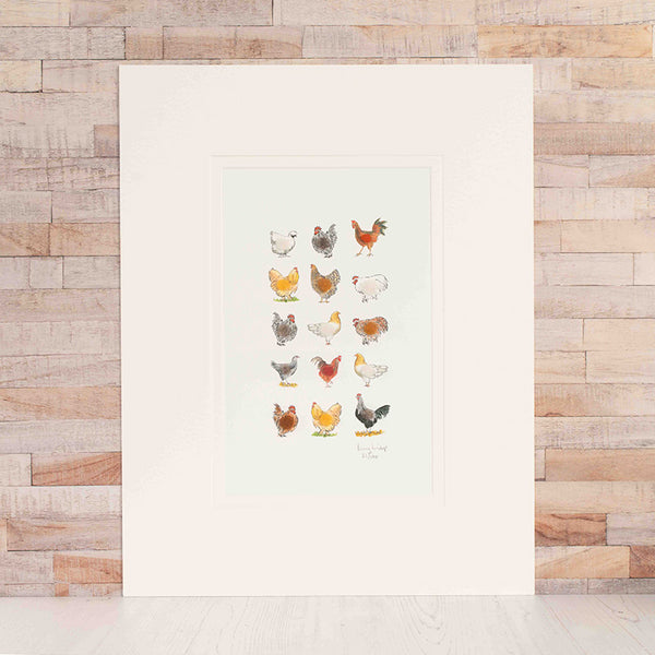 Lots of Chickens Limited Edition Print