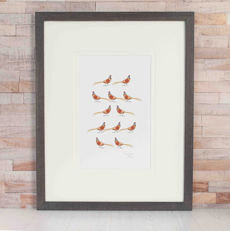 Pheasants Limited Edition Print