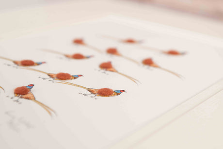 Pheasants Limited Edition Print