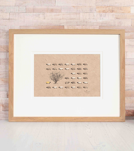 Sheep Limited Edition Print - A Touch of Yellow