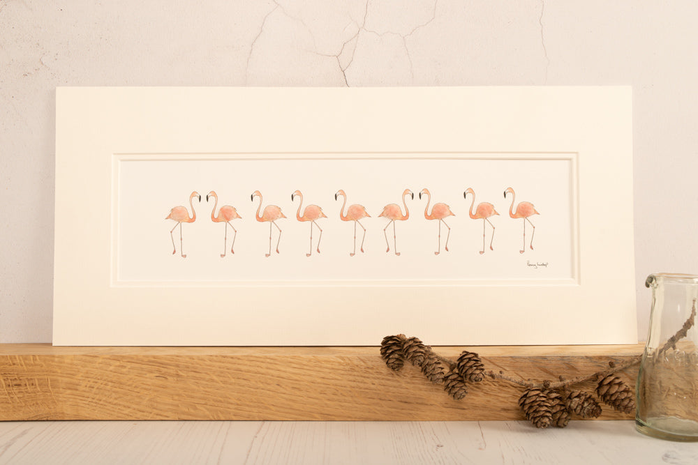 Flamingos print - Long