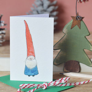 Nisse mini Christmas cards - Pack of 4