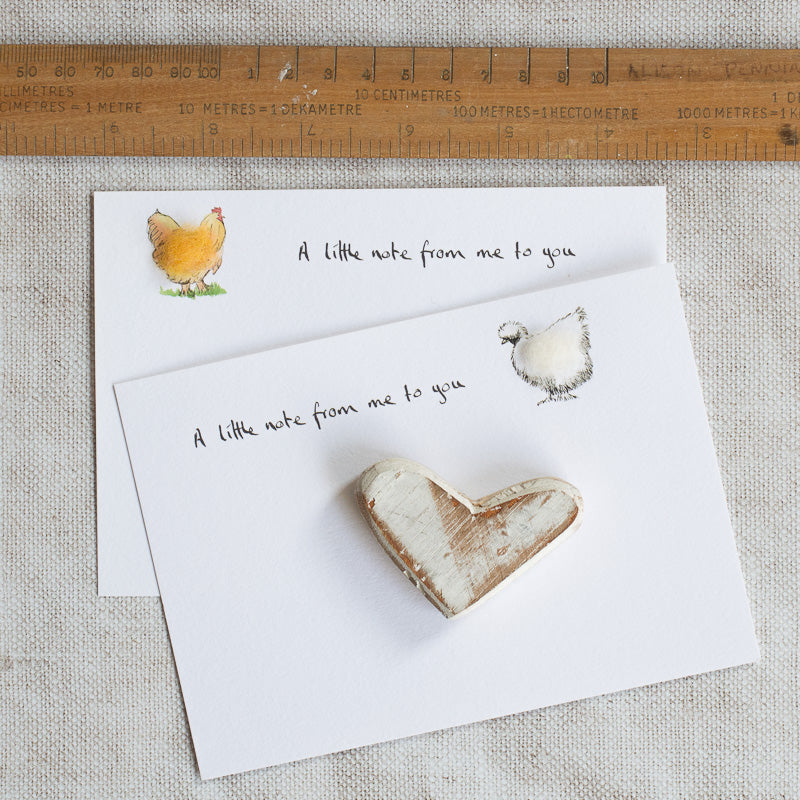 Chicken notecards, Boxed set of 10