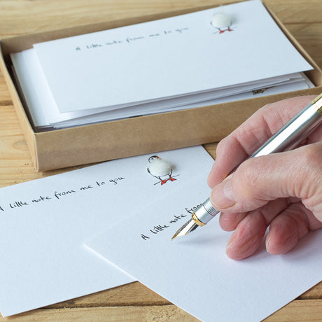 Puffin Notecards, Boxed set of 10