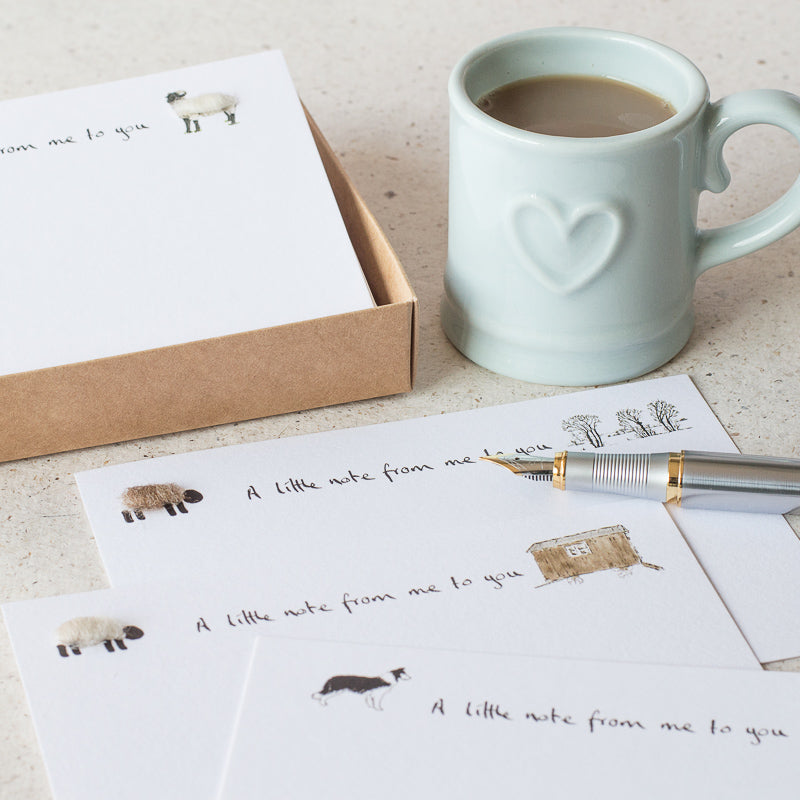Sheep Notecards, Boxed set of 10