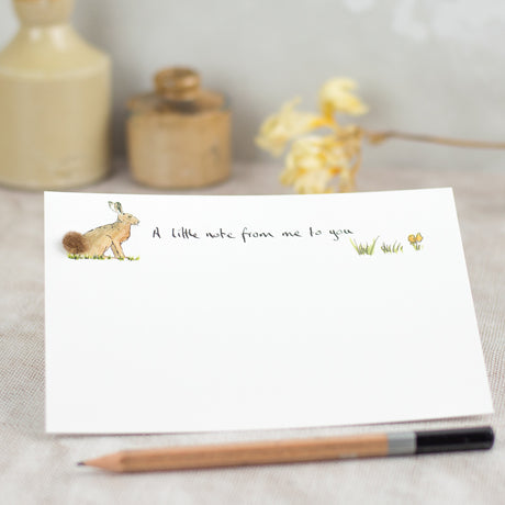Hare Notecards, Boxed set of 10