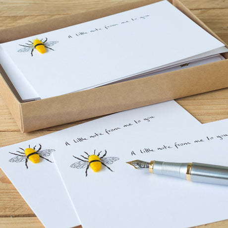 Bee Notecards, Boxed Set of 10