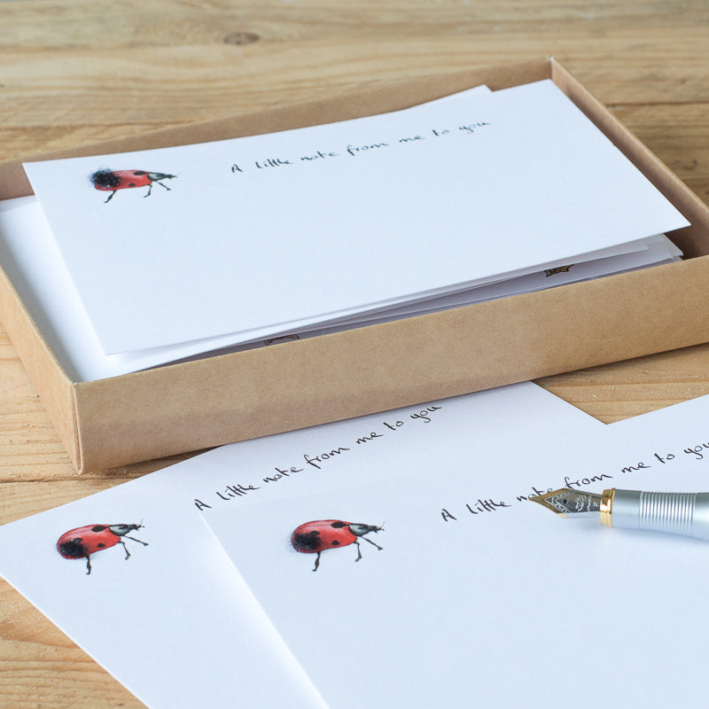 Ladybird Notecards, Boxed Set of 10