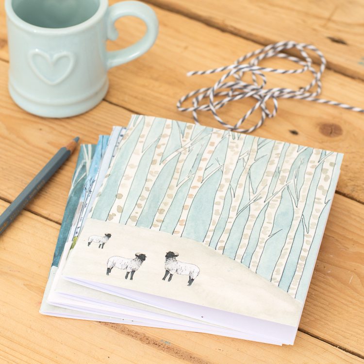 Winter Woodland Animal Notebook - Sheep