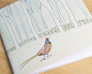 Winter Woodland Animal Notebook - Pheasant