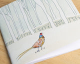 Winter Woodland Animal Notebook - Pheasant