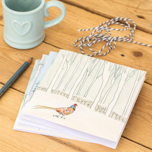 Winter Woodland Animal Notebook - Pheasant