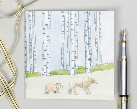 Winter Woodland Animal Notebook - Bears