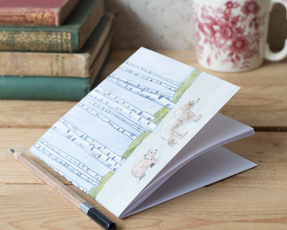 Winter Woodland Animal Notebook - Bears
