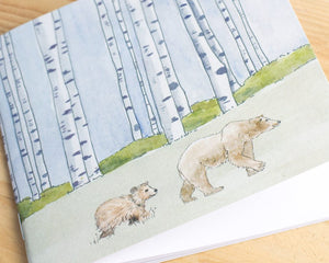 Winter Woodland Animal Notebook - Bears