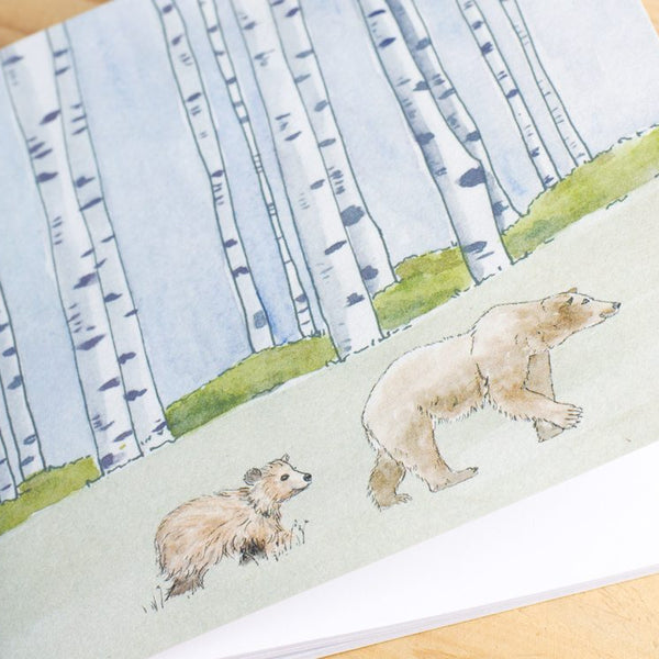 Winter Woodland Animal Notebook - Bears