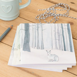 Winter Woodland Animal Notebook - Hare