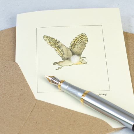 Barn Owl Card