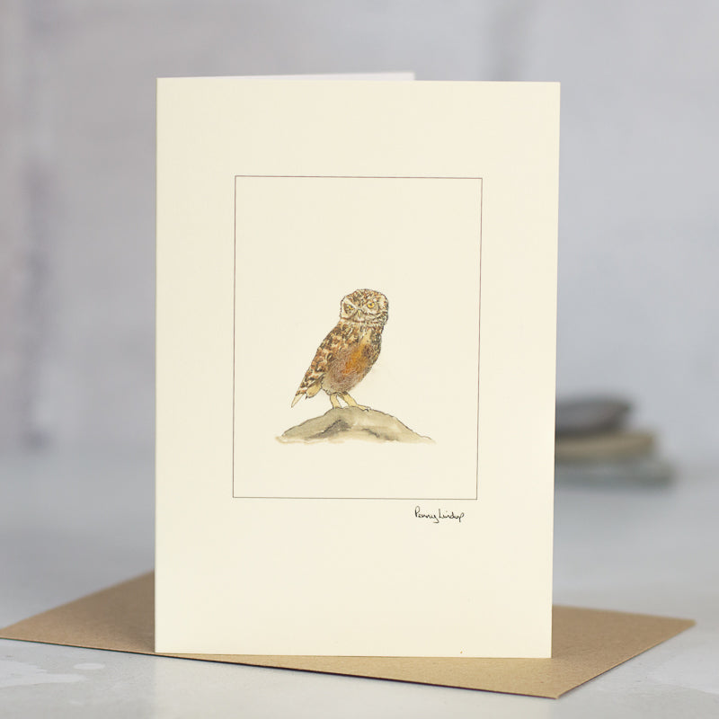 Little Owl greetings card