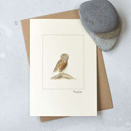 Little Owl greetings card