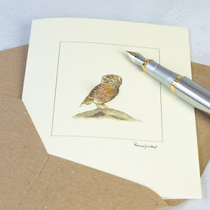 Little Owl greetings card
