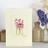 Sweet Peas card