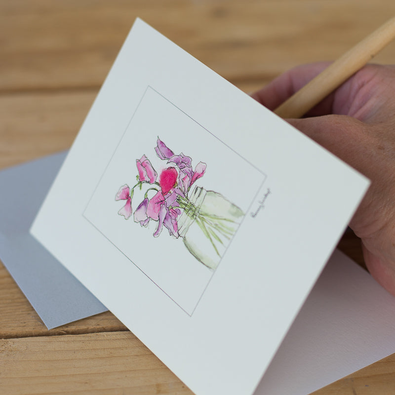 Sweet Peas card