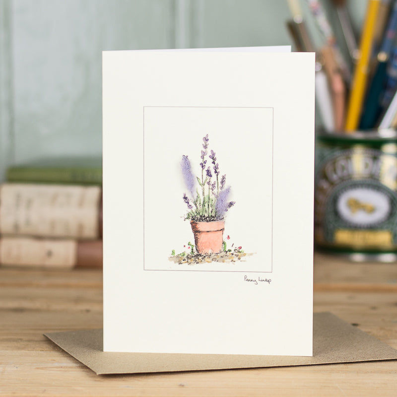 Lavender card