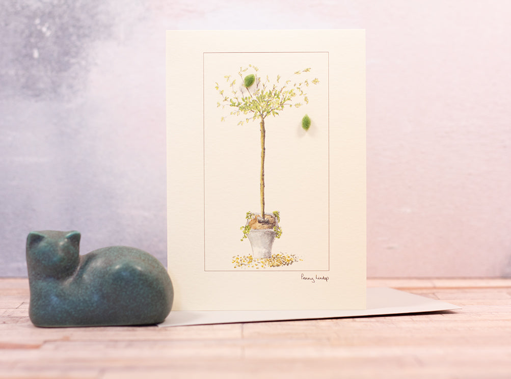 Willow in a Pot card