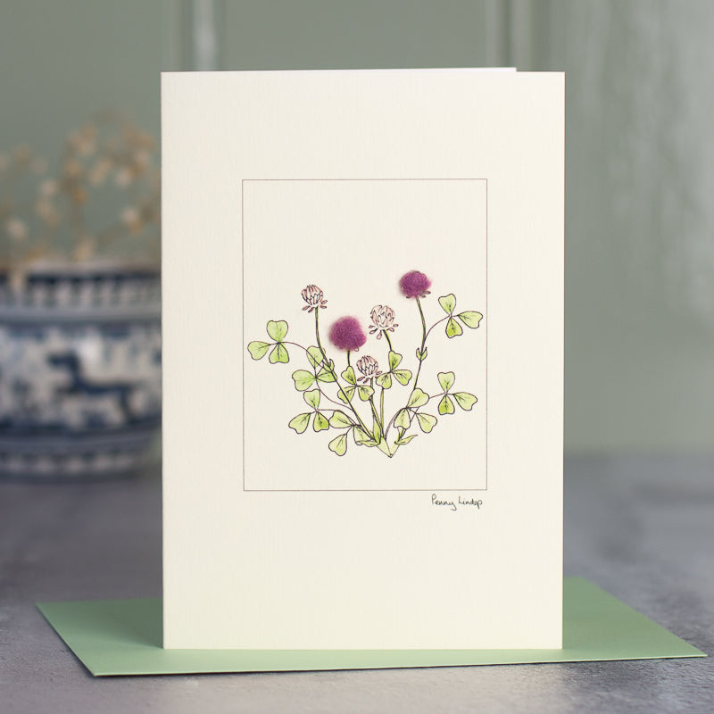 Clover greetings card