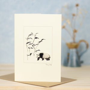 Panda greeting card