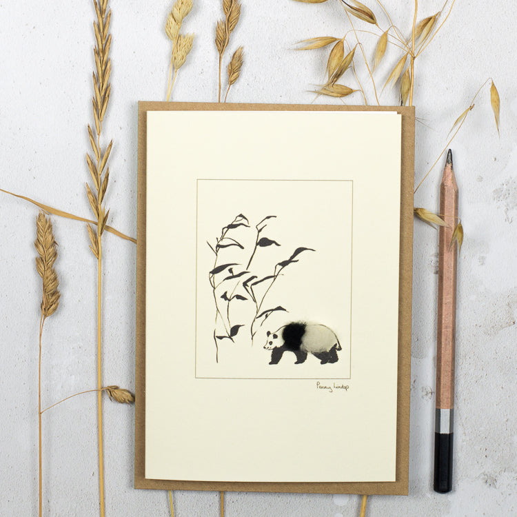 Panda greeting card