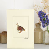 Grey Partridge Card