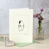 Mother Penguin & Chick card