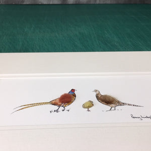 Pheasant family bespoke print
