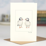 Two Puffins card