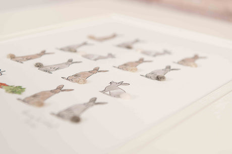 Rabbits and Carrots Limited Edition Print