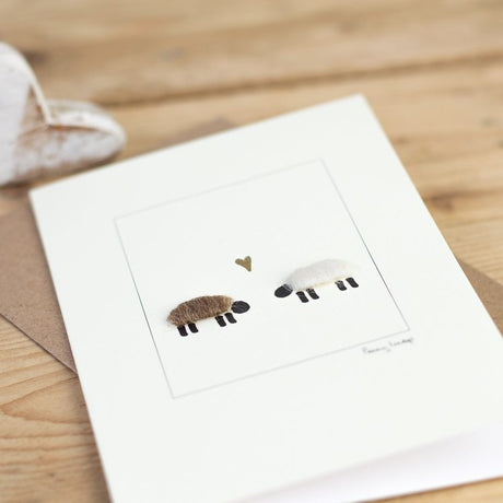 Sheep in Love card