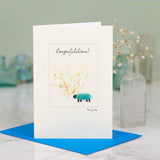 Sheep Congratulations greetings card