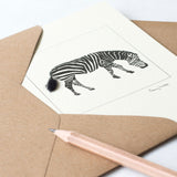 Zebra card