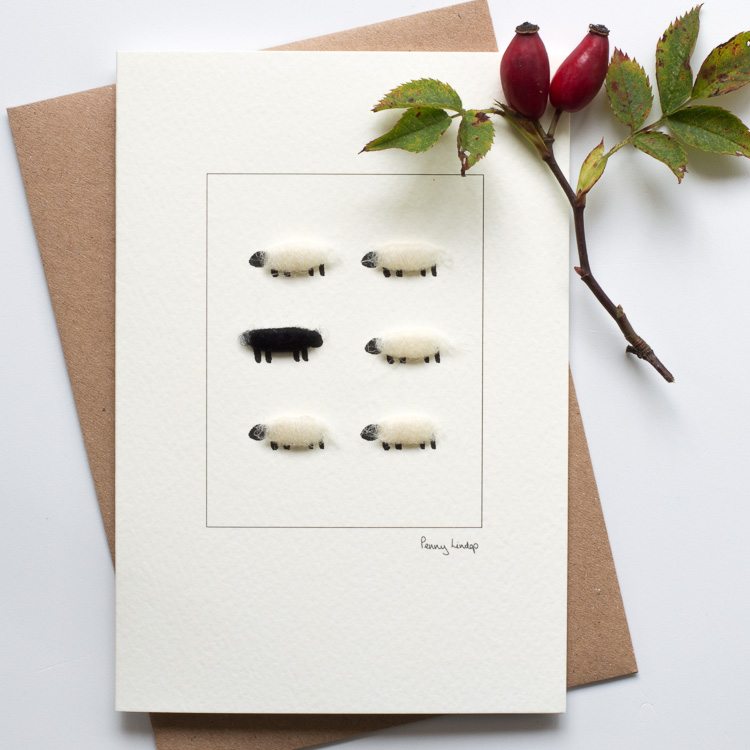 Black Sheep of the Family greetings card