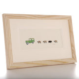 Land Rover and Sheep bespoke Print - Medium
