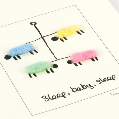New Baby Mobile greetings card