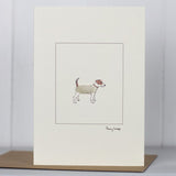 Jack Russell greetings card